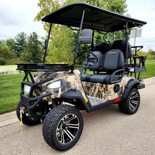 48V Camo Hunters Edition Renegade Plus 2.0 Electric Lifted Golf Cart – Camo