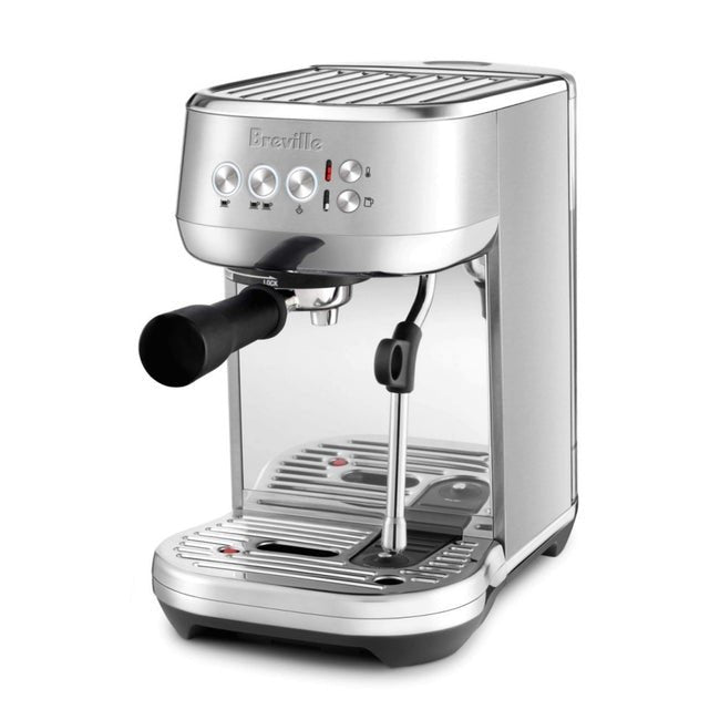 Breville The Bambino Plus Espresso Machine, Stainless Steel-BES500