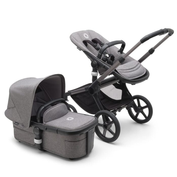 Bugaboo Fox5 Complete Stroller – Graphite / Grey Melange / Grey Melange