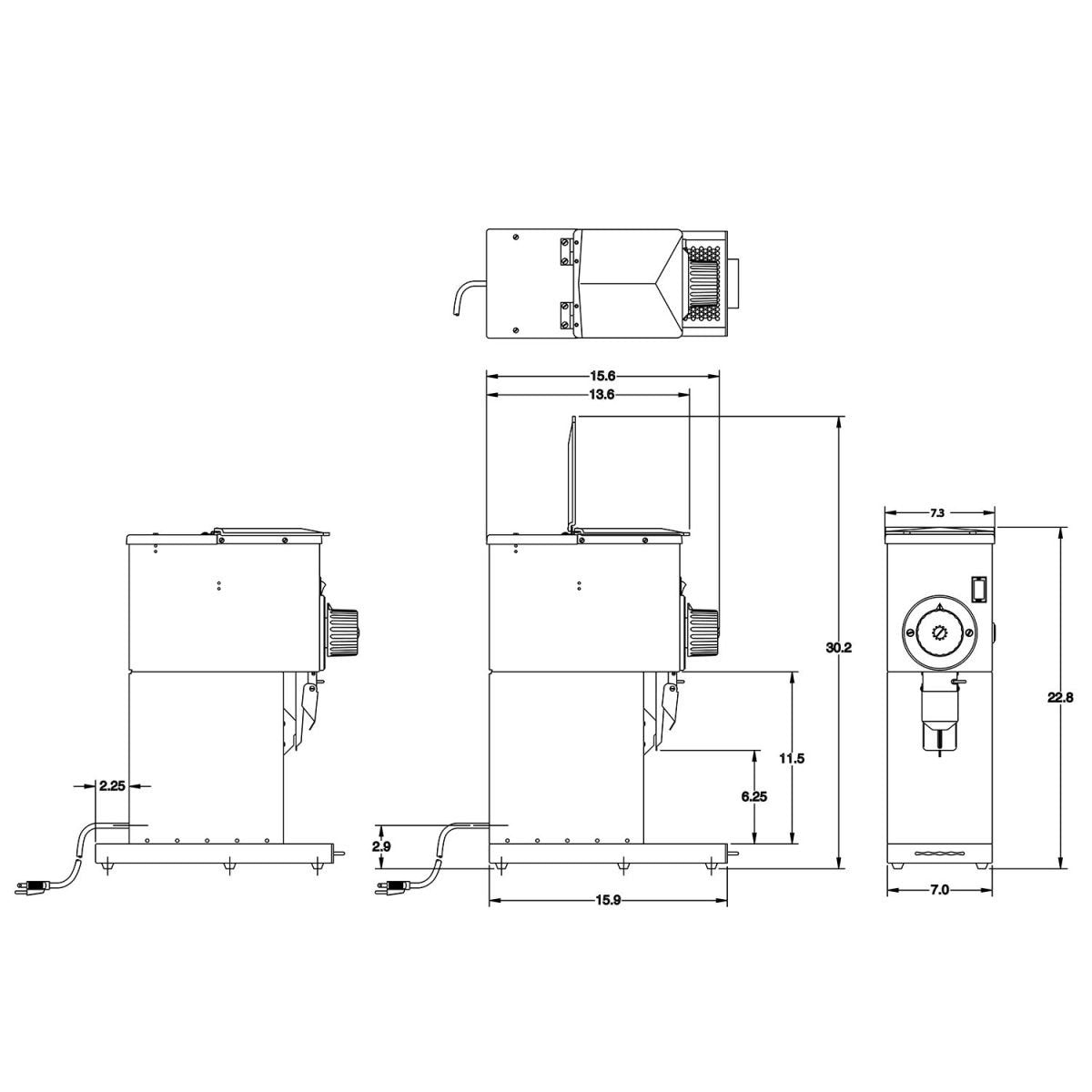 BUNN G1 HD Bulk Coffee Grinder 22104.0000