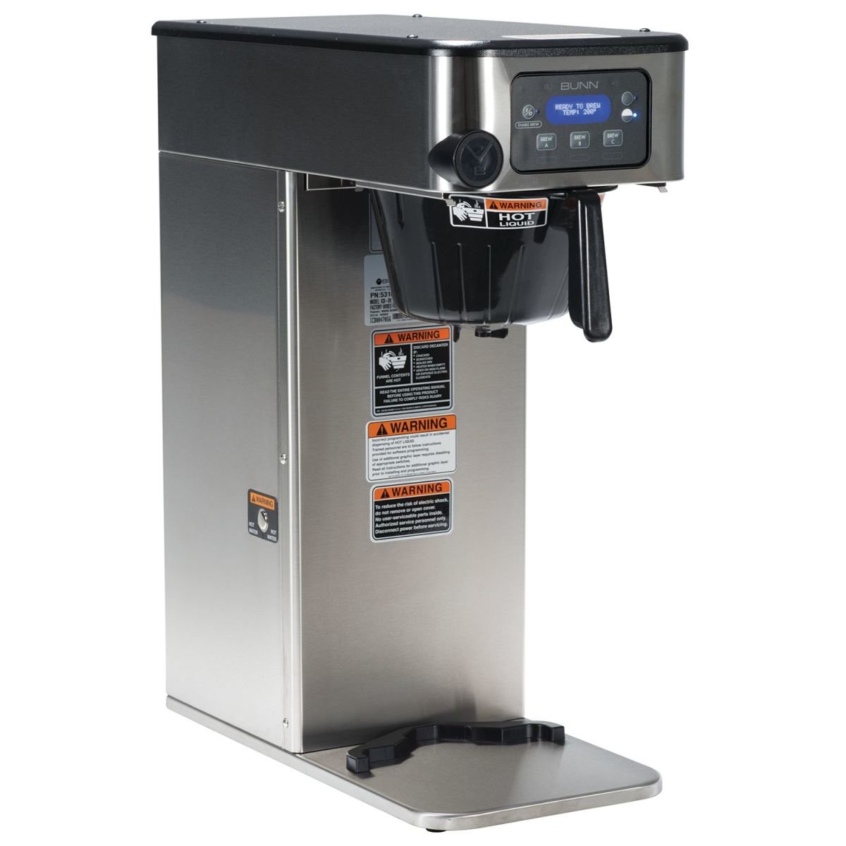BUNN ICB Infusion Series Coffee Brewer Dual Volt 120V 53100.0100