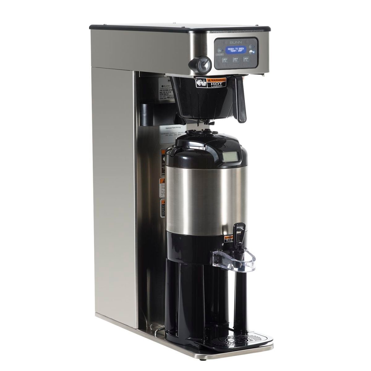 BUNN ITCB Infusion Series Tea and Coffee Brewer Dual Volt High Volume 52300.0100