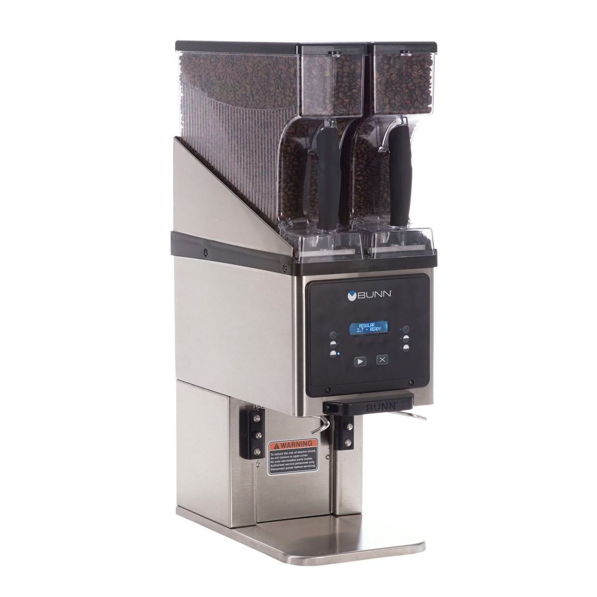 BUNN MHG Stainless Steel (60Hz) Multi-Hopper Coffee Grinder & Storage System 35600.0020