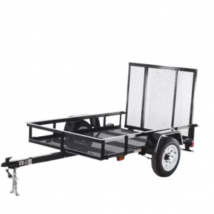 Carry-On Trailer 4′ x 7′ Mesh Floor Utility Trailer with CURT 2-5/16″ A-Frame Coupler