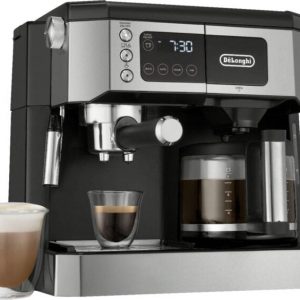 De’Longhi COM530M – Digital All-in-One Combtion Coffee and Espresso Machine – Black and Stainless Steel