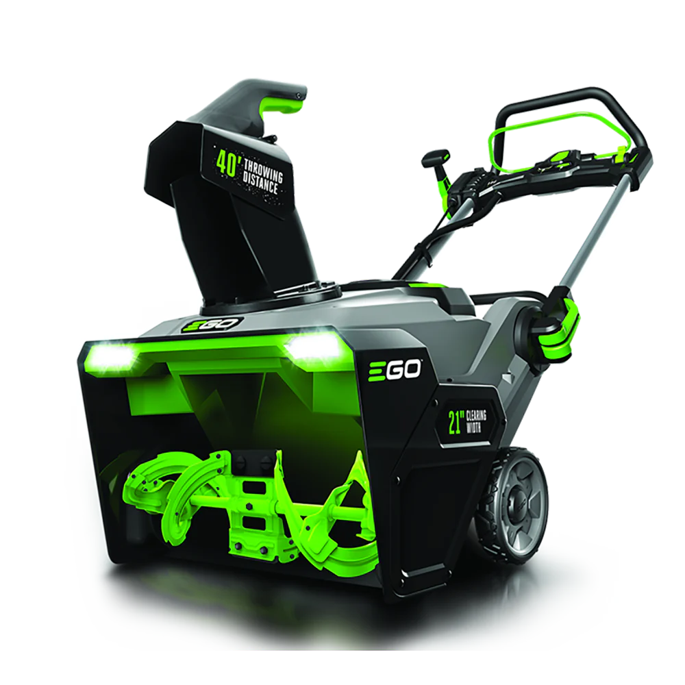 EGO Power+ Peak Power SNT2112 21 in. Single stage 56 V Battery Snow Blower Kit (Battery & Charger) W/ STEEL AUGER & TWO 5.0 AH BATTERIESShop