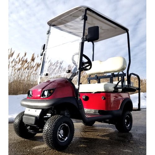 Electric Termite Golf Cart Mini Four Seater Optionally Fully Loaded – RED