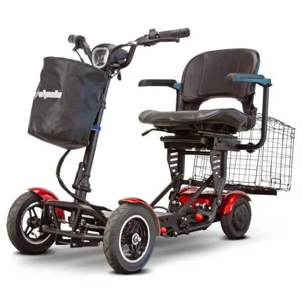 EWheels EW-22 – 36V 250W Lightweight 4-Wheel Electric Scooter – 25 Mile Range, extra large storage basket, 275 lb weight capacity; APPROVED FOR MOST AIRPLANE FLIGHTS – Financing Available!