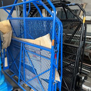 Factory Blemish Model [BLUE or BLACK] Stand-Up™ Utility Trailer Folding Multi-Purpose SXS Utility Trailer