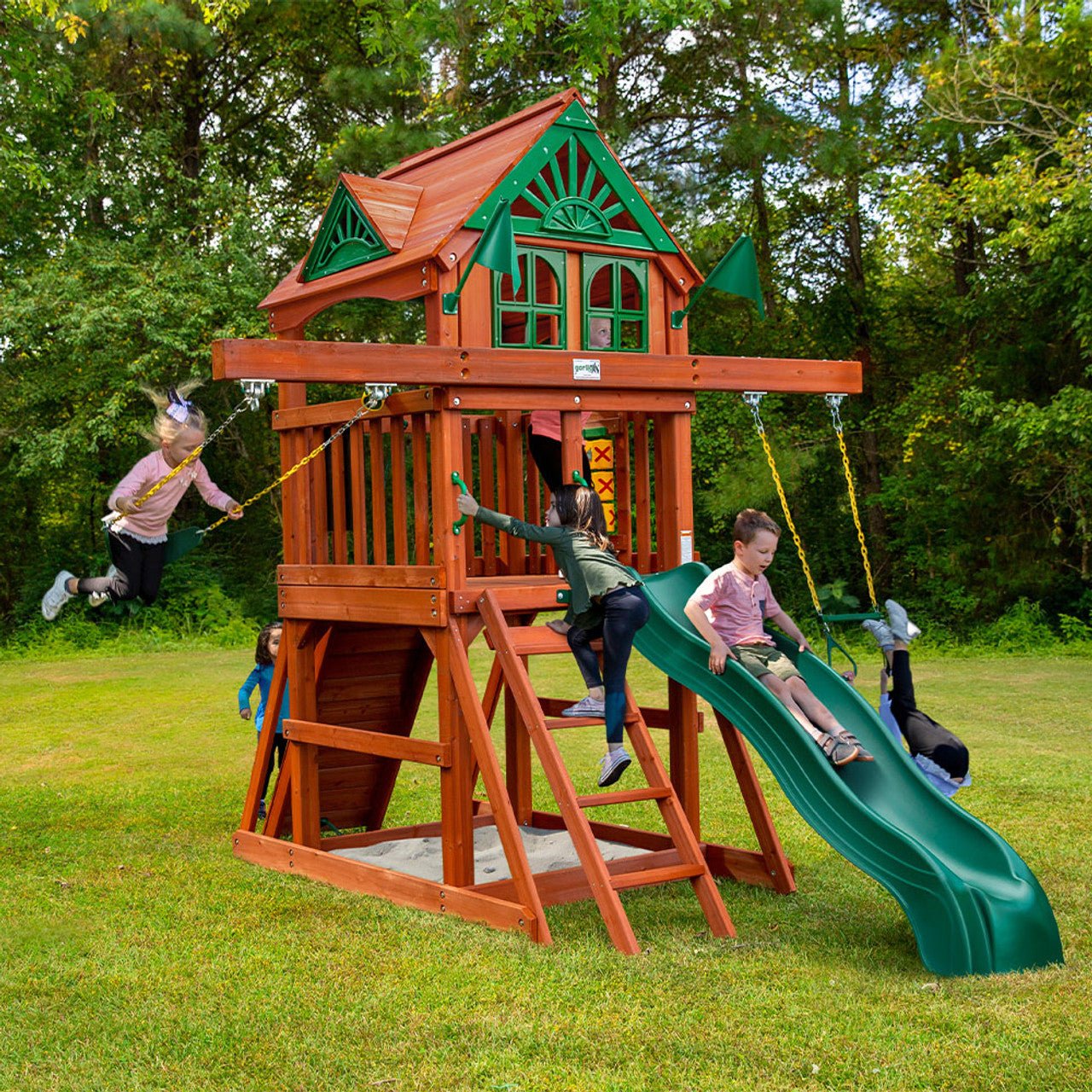 Five Star II Space Saver Swing Set