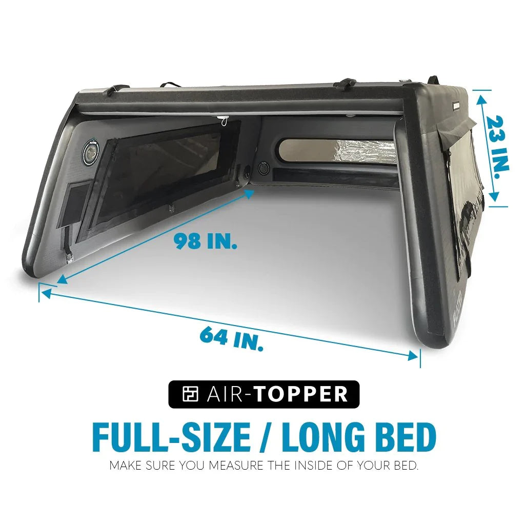 Flated Mid – Rise Air-Topper Inflatable Truck Topper