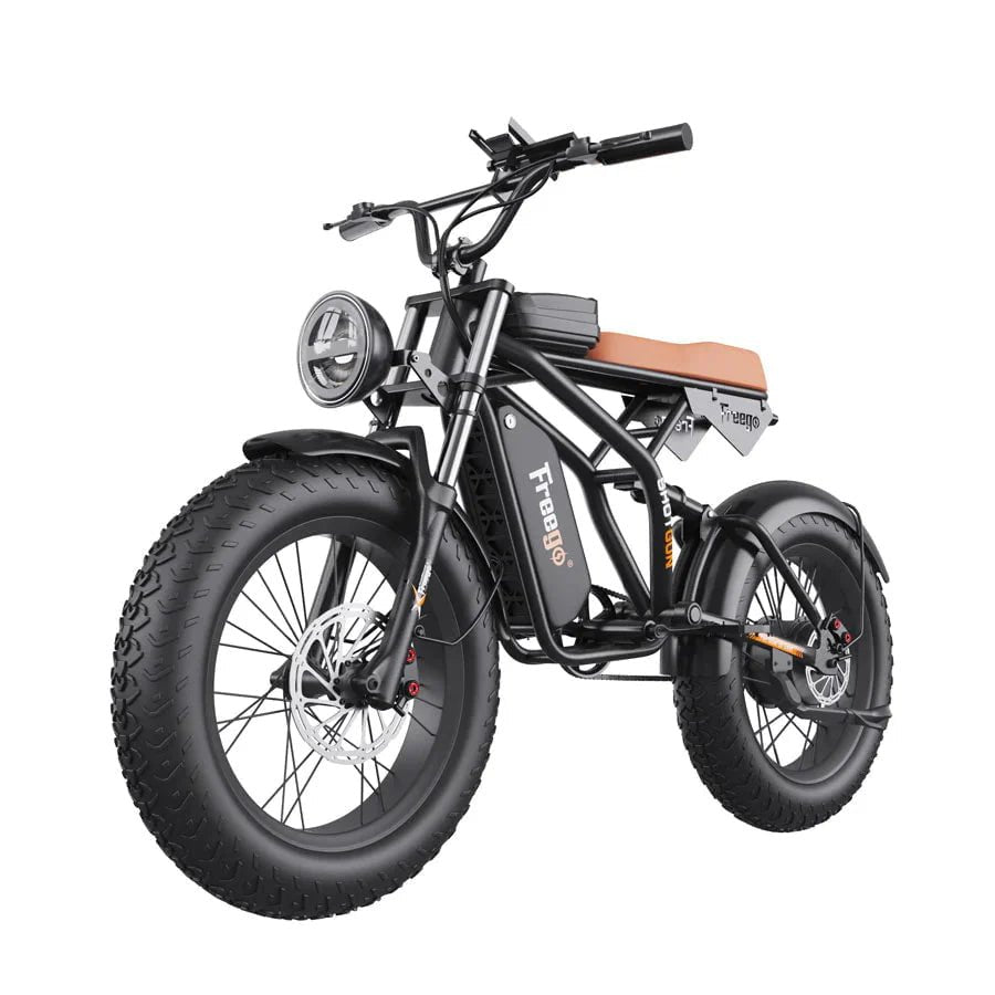 Freego F1 Fat Tire Off Road Electric Bike 1200W Powerful Motor Removable Battery