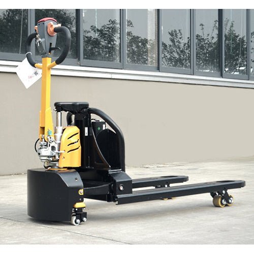 Fully Electric Powered Pallet Jack – 1.5T Lithium Ion Motorized 3,300 lb. Capacity Pallet Truck Stacker – GSI – EPT-15C