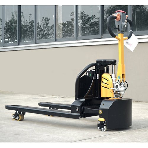 Fully Electric Powered Pallet Jack – 1.5T Lithium Ion Motorized 3,300 lb. Capacity Pallet Truck Stacker – WLT – EPT-15C