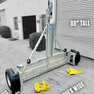 Galvanized Stand Up Car Tow Dolly