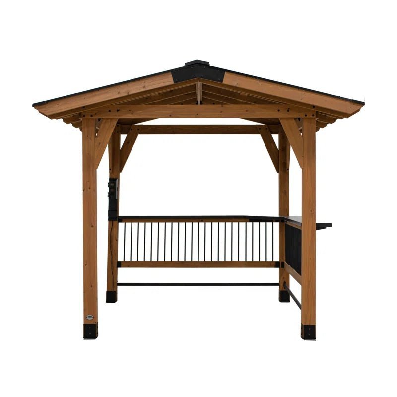 Granada Grill Gazebo with Outdoor Bar