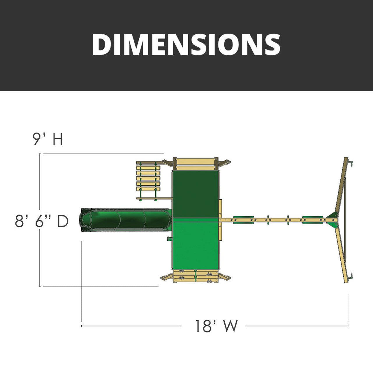 High Point II Swing Set