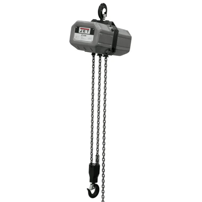 Jet JT9-211500 2SS-1C-15, 2-Ton Electric Chain Hoist 1-Phase 15′ Lift