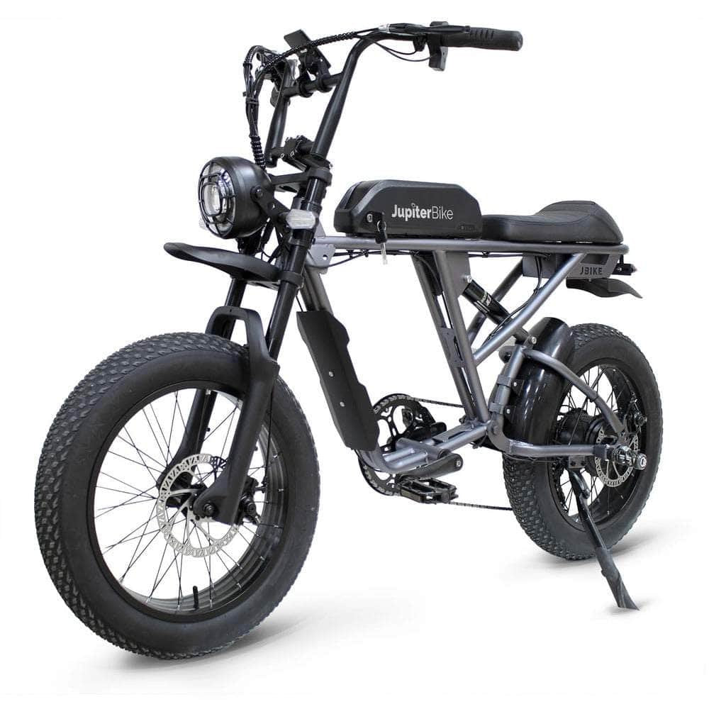 JupiterBike Rogue Cafe Racer Fat Tire All-Terrain Electric Bike 13.2Ah Samsung Lithium Ion, 750W (1130 watt peak) hub motor – Financing Available!