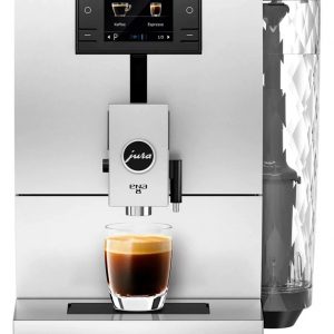 Jura Ena 8 Super Automatic Espresso Machine – Nordic White
