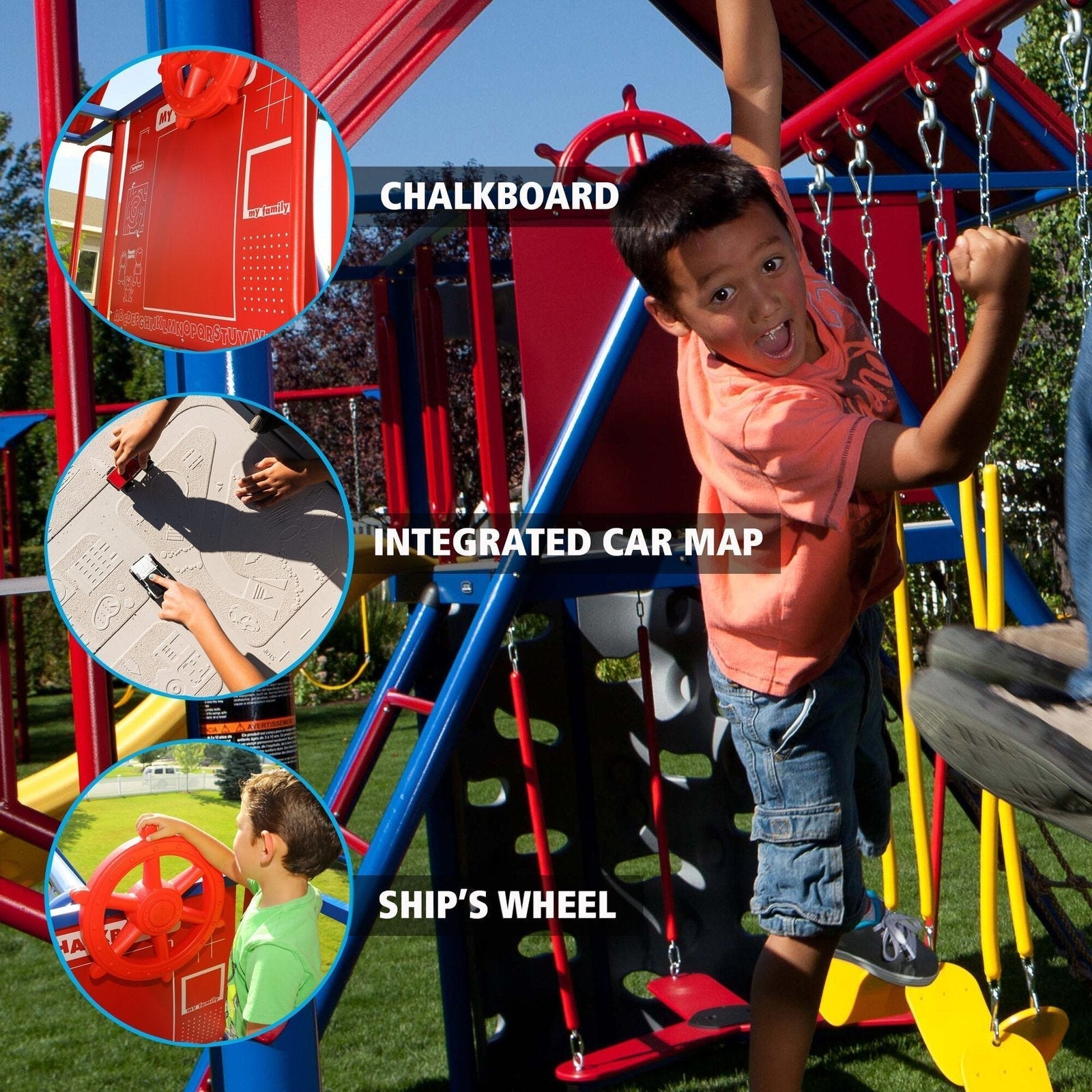 Lifetime Big Stuff Deluxe Swing Set