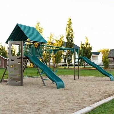 Lifetime Big Stuff Deluxe Swing Set (Earthtone)