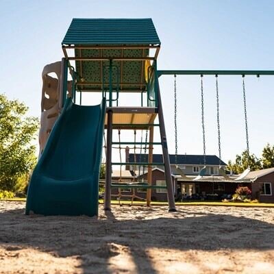 Lifetime Big Stuff Deluxe Swing Set (Earthtone)