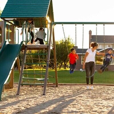 Lifetime Big Stuff Deluxe Swing Set (Earthtone)