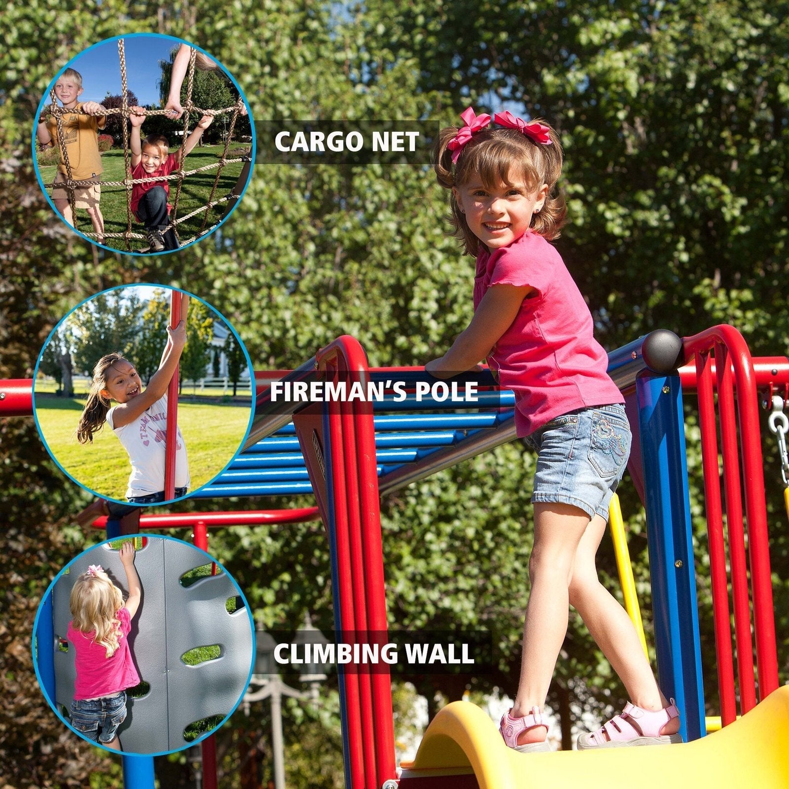 Lifetime Big Stuff Deluxe Swing Set