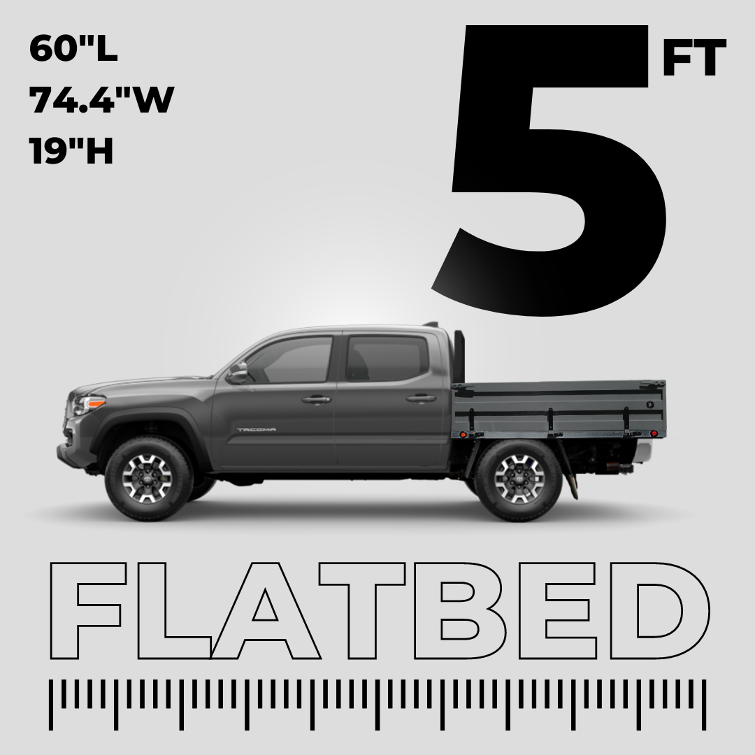 Mid-Size Regular Flatbed Truck Body – with Tall Headache Rack