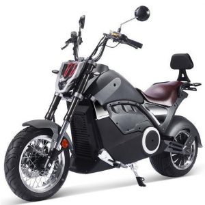 MotoTec Typhoon 72v 30ah 3000w Lithium Electric Scooter Gray