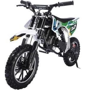 MotoTec Warrior 52cc 2-Stroke Kids Gas Dirt Bike
