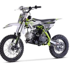 MotoTec X2 110cc 4-Stroke Gas Dirt Bike Green