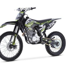 MotoTec X5 250cc 4-Stroke Gas Dirt Bike Black
