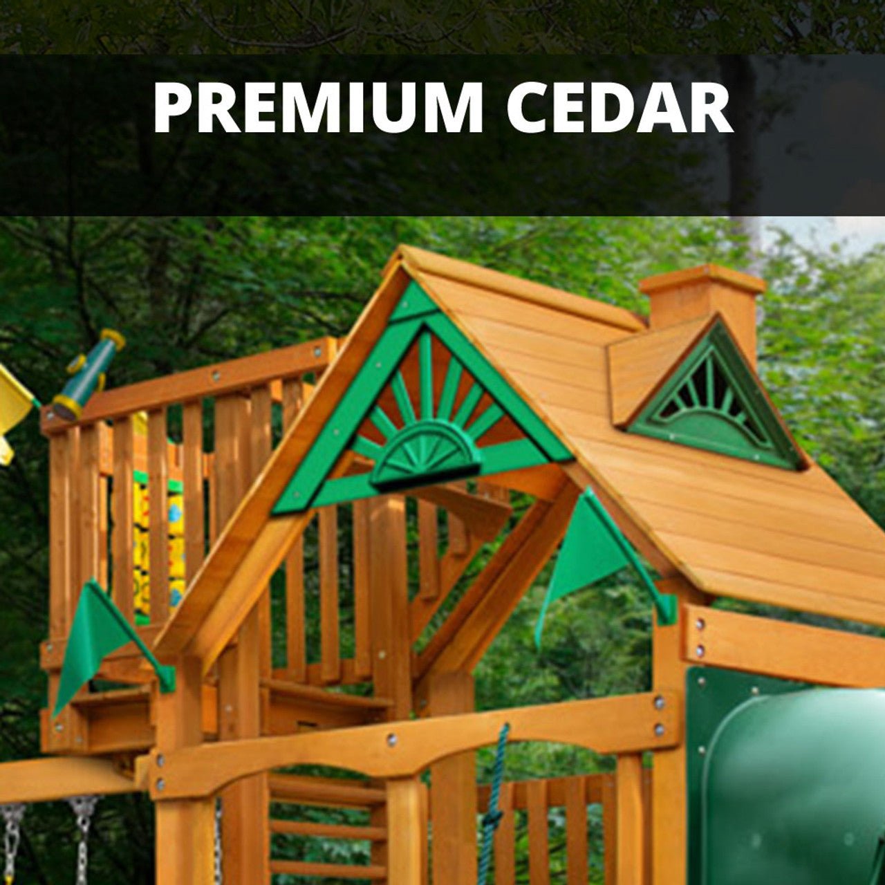 Mountaineer w/ Sky Loft Swing Set