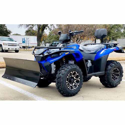 MSA 300cc 4×4 ATV With Snow Plow UTV – Utility Style Vehicle Four Wheel Drive – Blue