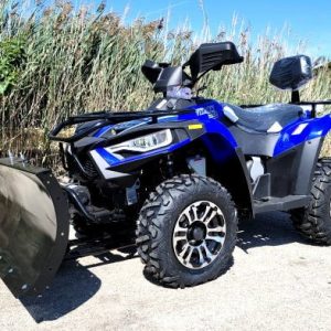 MSA 300cc 4×4 ATV With Snow Plow UTV – Utility Vehicle Four Wheel Drive – Blue