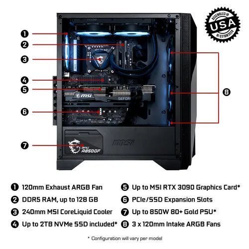 MSI Aegis RS Gaming Desktop Computer