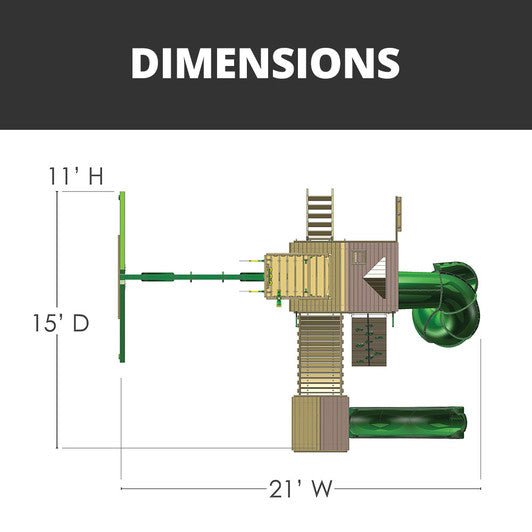 Pioneer Peak Swing Set