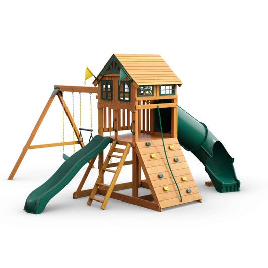 PlayMaker Deluxe Swing Set w/ Grey Slides