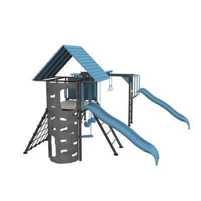 Playset Big Stuff Deluxe Swing Set Jay Blue