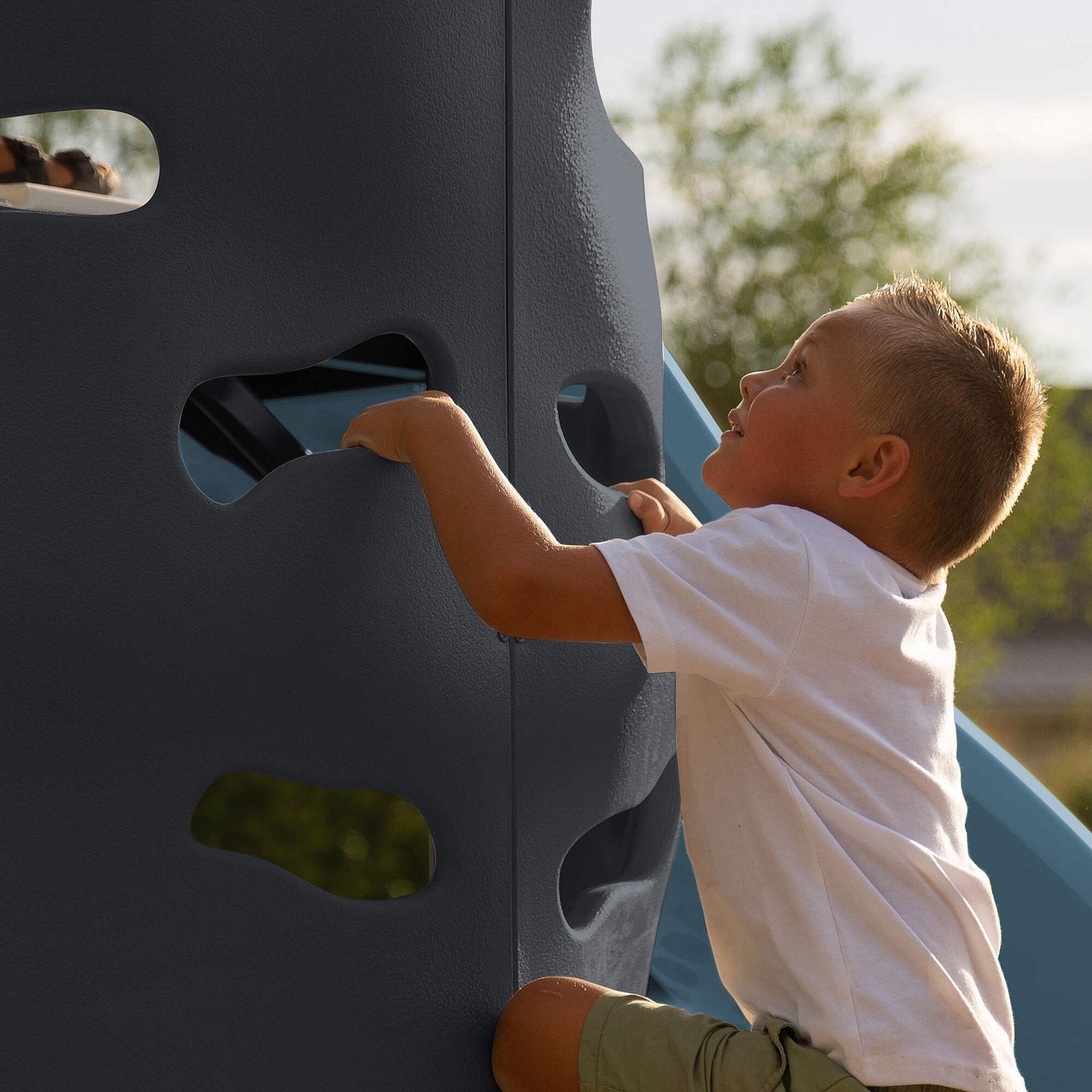 Playset Big Stuff Deluxe Swing Set Jay Blue