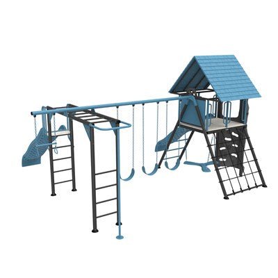 Playset Big Stuff Deluxe Swing Set Jay Blue