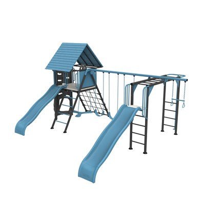 Playset Big Stuff Deluxe Swing Set Jay Blue
