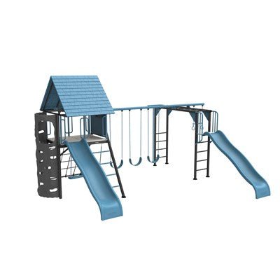 Playset Big Stuff Deluxe Swing Set Jay Blue