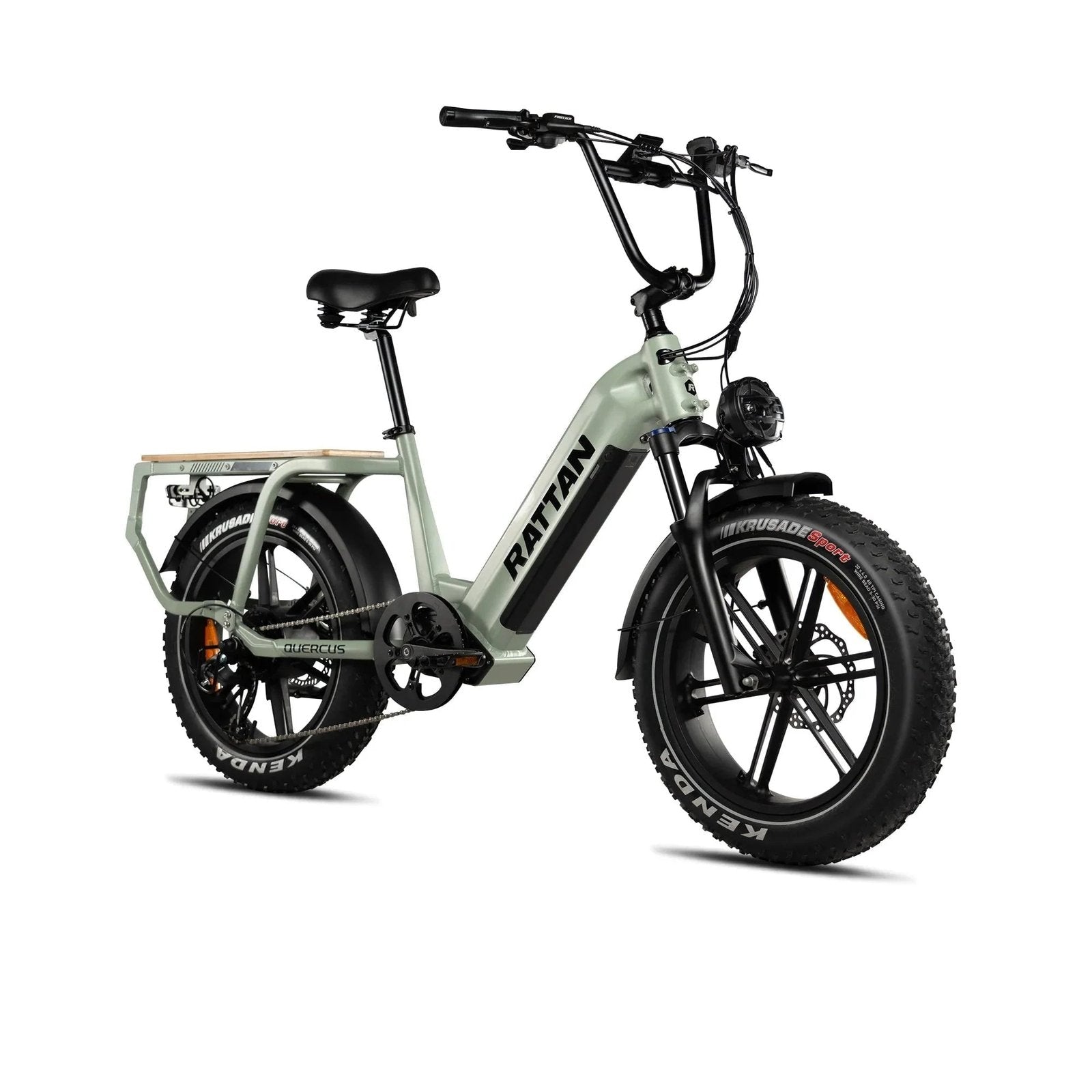 Rattan Quercus Electric Bike 48v 750W 20Ah Brushless Hub Motor 80Nm, Range 80 miles, 450 lbs payload capacity