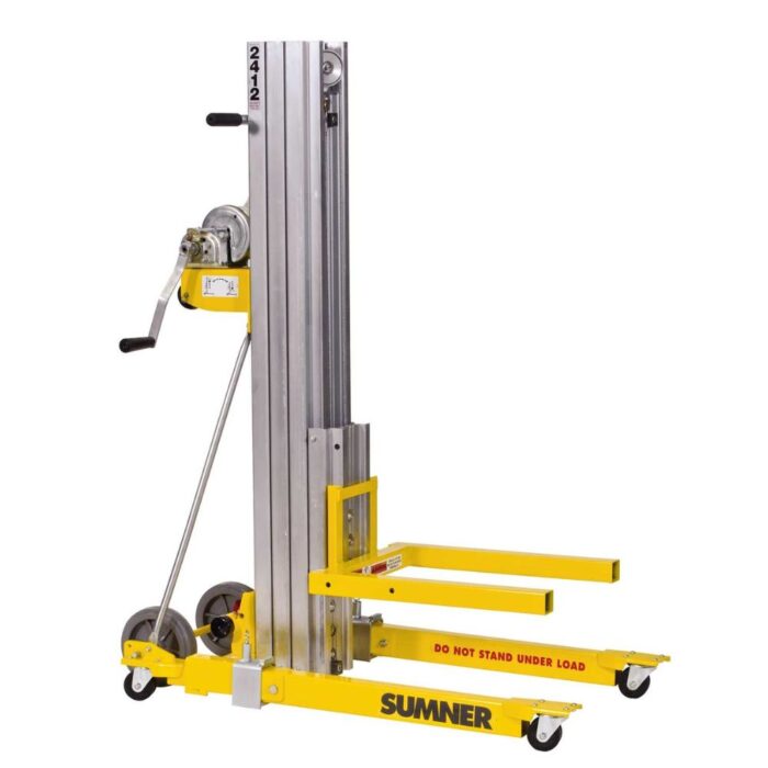 Sumner 784752 2412 12′ Galvanized Series 2400 Contractor Lift, 400 lbs