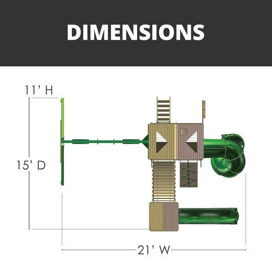 Sun Palace Swing Set