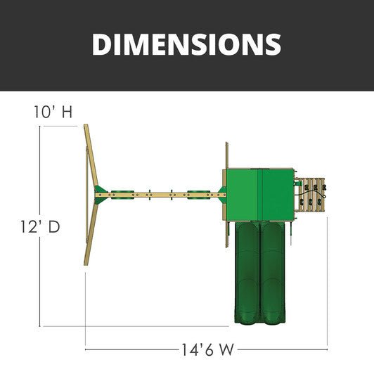 Sun Palace Swing Set