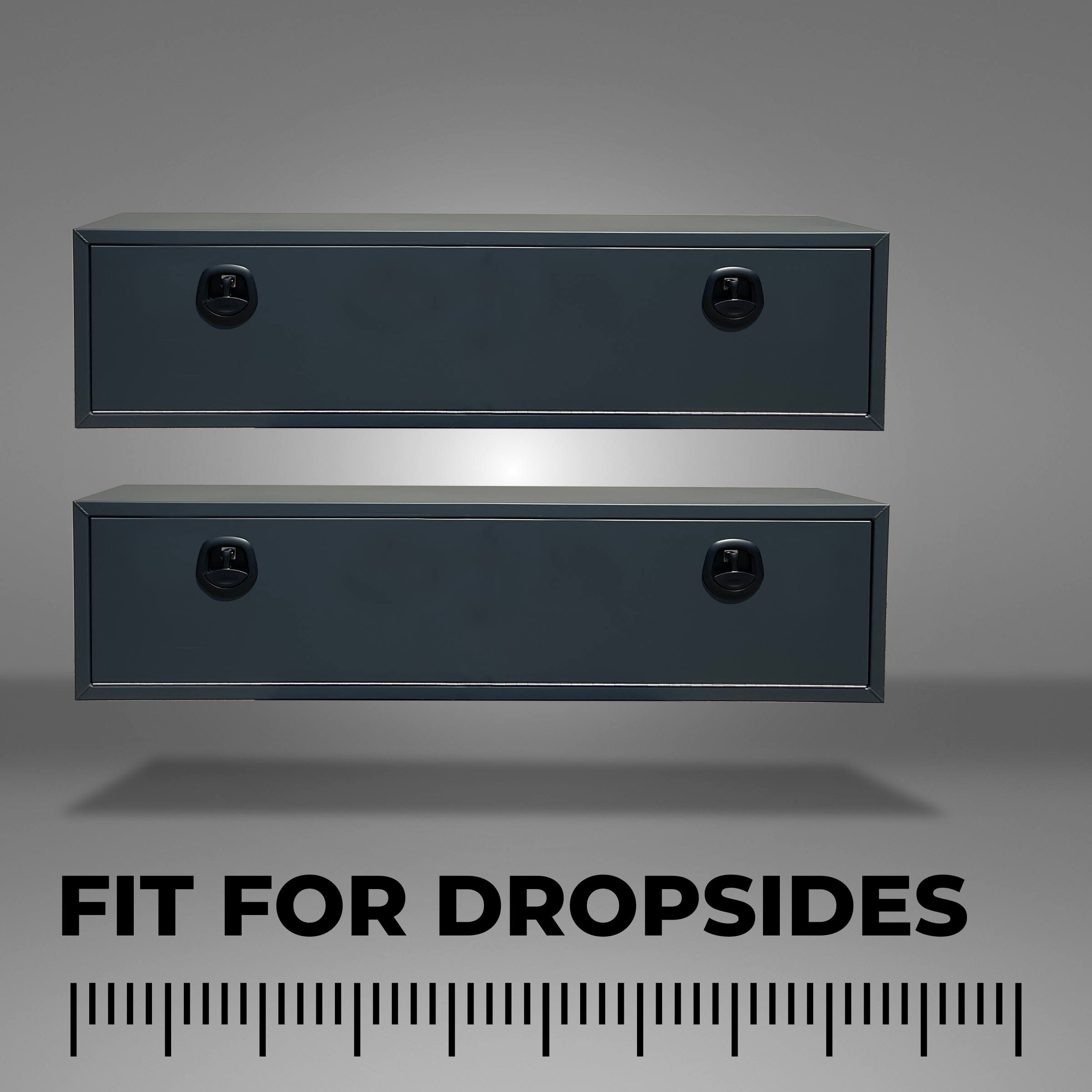 Tool Box for Full-Size Regular Flatbeds with Dropsides – Set of 2